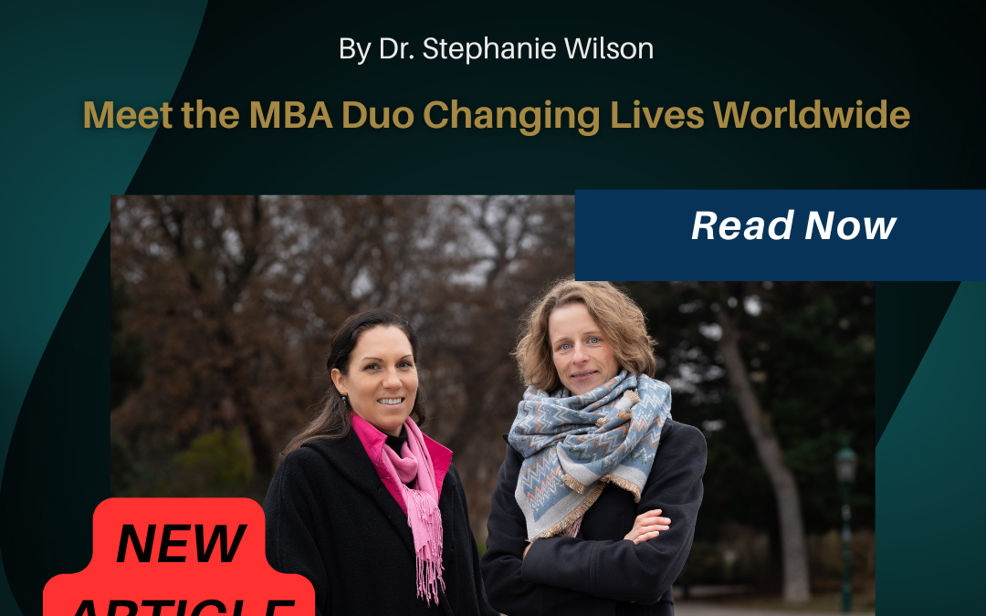 Two female entrepreneurs, Sabrina and Katharina, co-founders of Holistic Family Solution, supporting separated women and families through a globally expanding business.