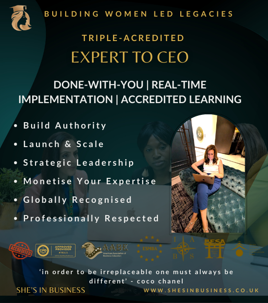Ambitious woman building her service-based business with expert guidance, representing the Expert to CEO® accredited, done-with-you business program.