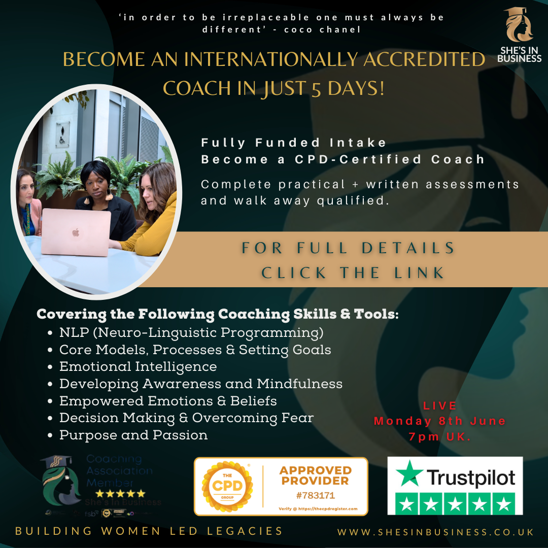 Become an Internationally Accredited Coach in Just 5 Days!