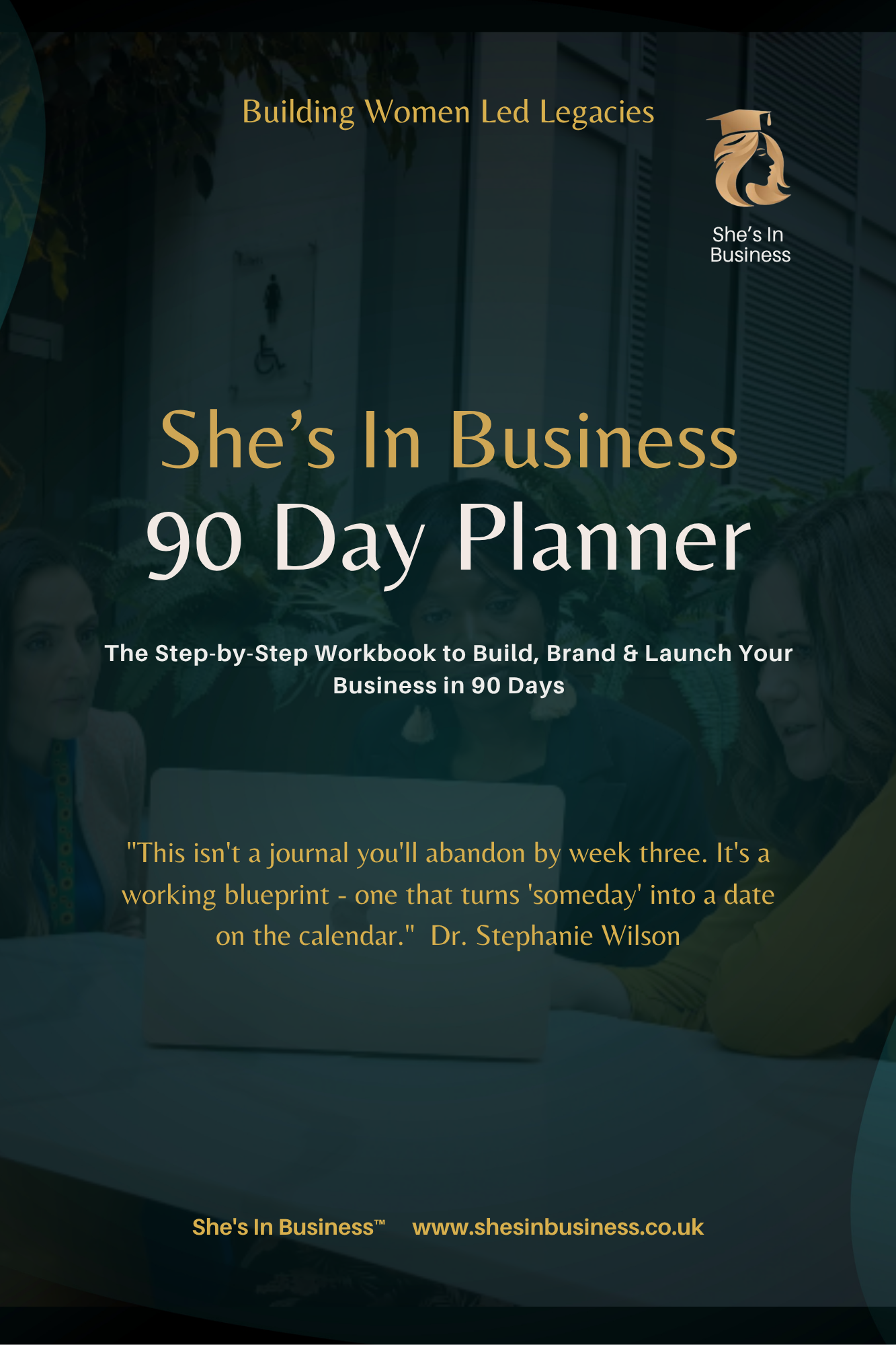 She's In Business 90-Day Business Creation Planner cover